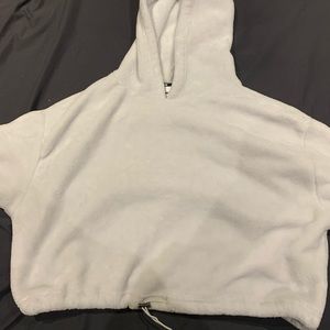 Sommer Ray Fluffy crop hoodie size S